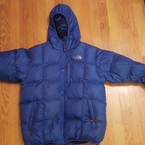 North Face Blue Winter Jacket